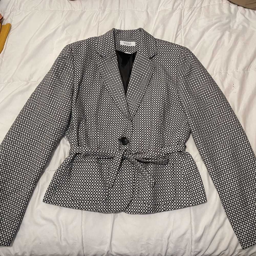 Women’s Work Blazer Jacket with Tie